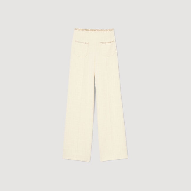 Pantalon en tweed